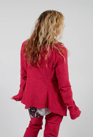Fitted Jacket in Rose Check - 3441125