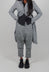Pull On Drop Crotch Trousers in Black Off White Check - 3440131