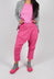 Pull On Drop Crotch Trousers in Lotus Check - 3440131