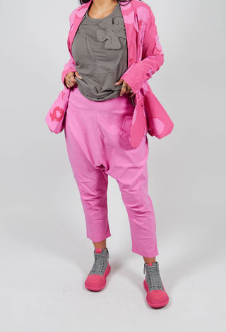 Pull On Drop Crotch Trousers in Lily - 3440151