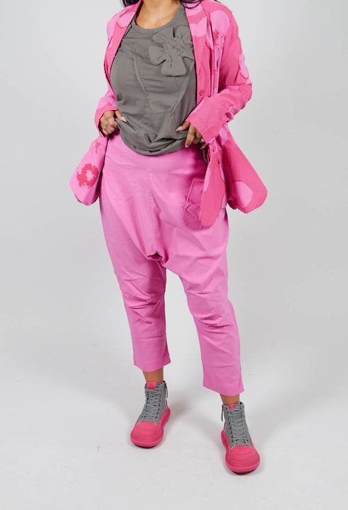 Pull On Drop Crotch Trousers in Lily - 3440151