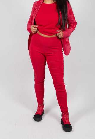 Pull On Skinny Fit Trousers in Rose - 3440152