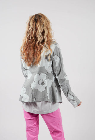 Tailored Jacket in Dark Grey Print - 3441117
