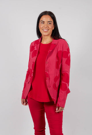 Tailored Jacket in Rose Print - 3441117
