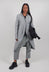 Fitted Coat in Dark Grey Check - 3441239