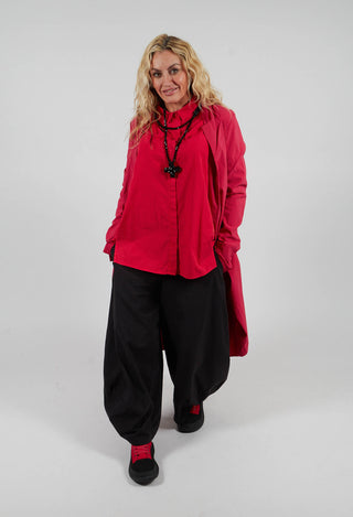 Fitted Coat in Rose Check - 3441239
