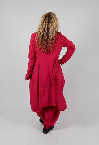 Fitted Coat in Rose Check - 3441239