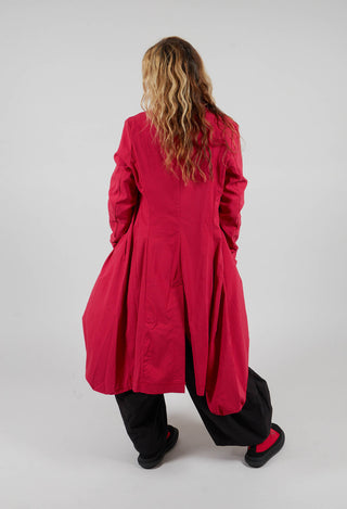Fitted Coat in Rose Check - 3441239