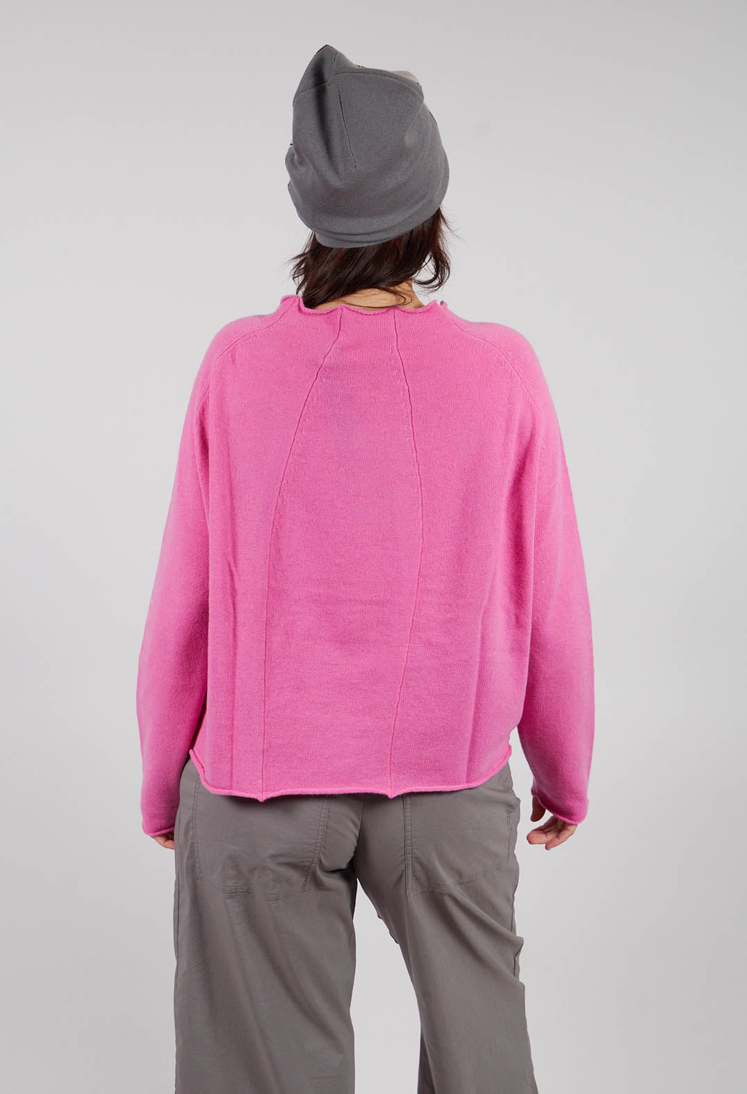 Jumper with Exposed Seams in Lily - 3450701