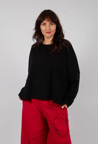 Relaxed Fit Jumper in Black - 3450708