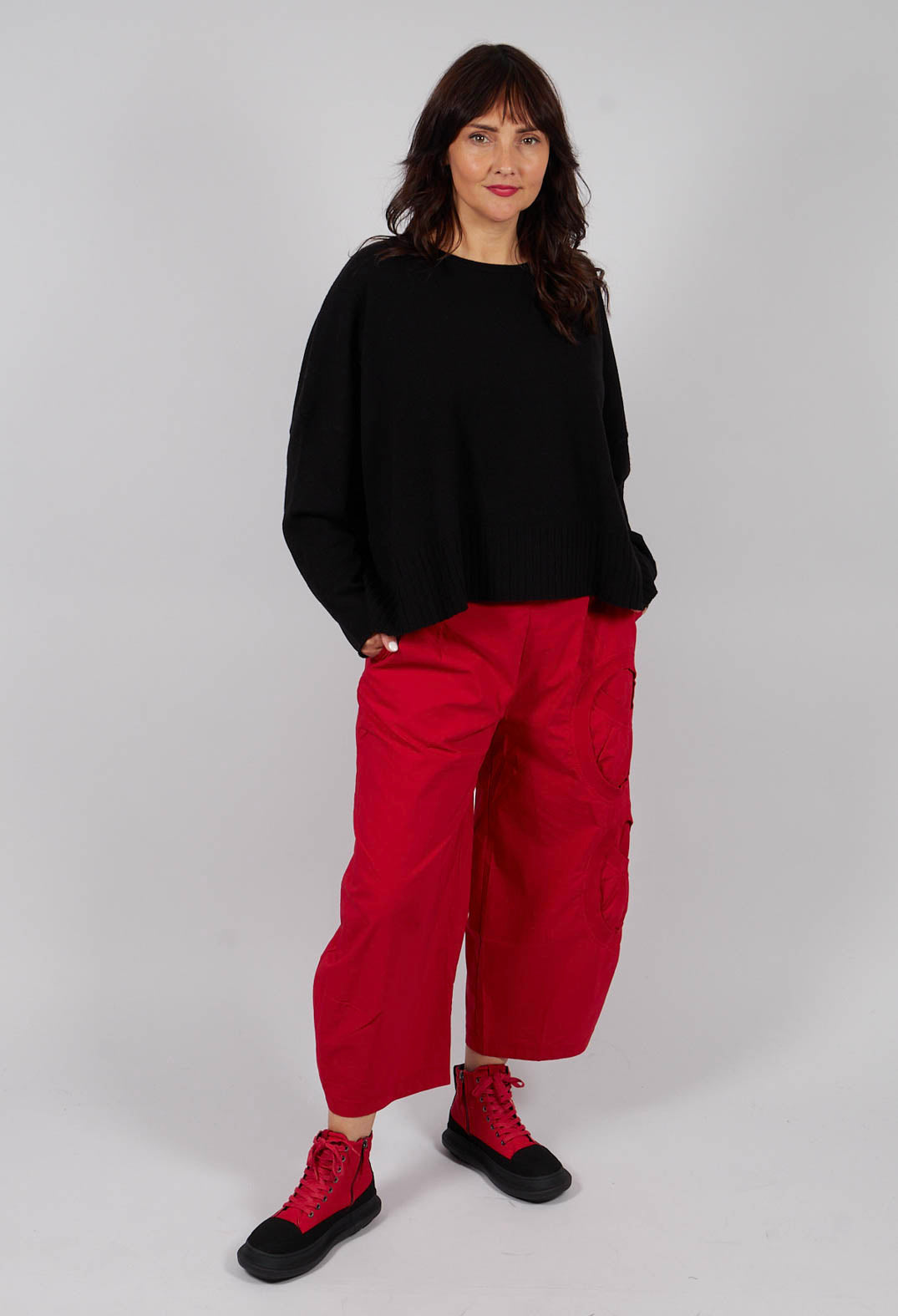 Relaxed Fit Jumper in Black - 3450708