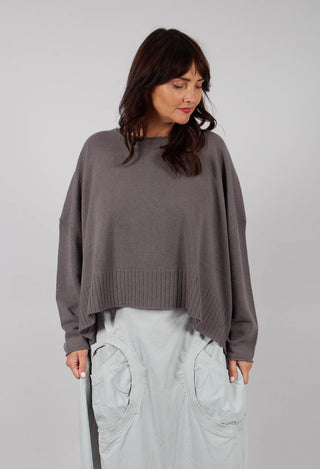 Relaxed Fit Jumper in Dark Grey - 3450708