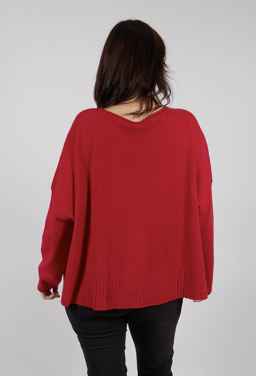 Relaxed Fit Jumper in Rose - 3450708