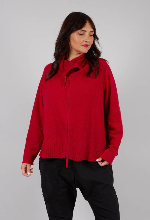 Relaxed Fit Cardigan in Rose - 3457109