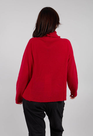 Relaxed Fit Cardigan in Rose - 3457109