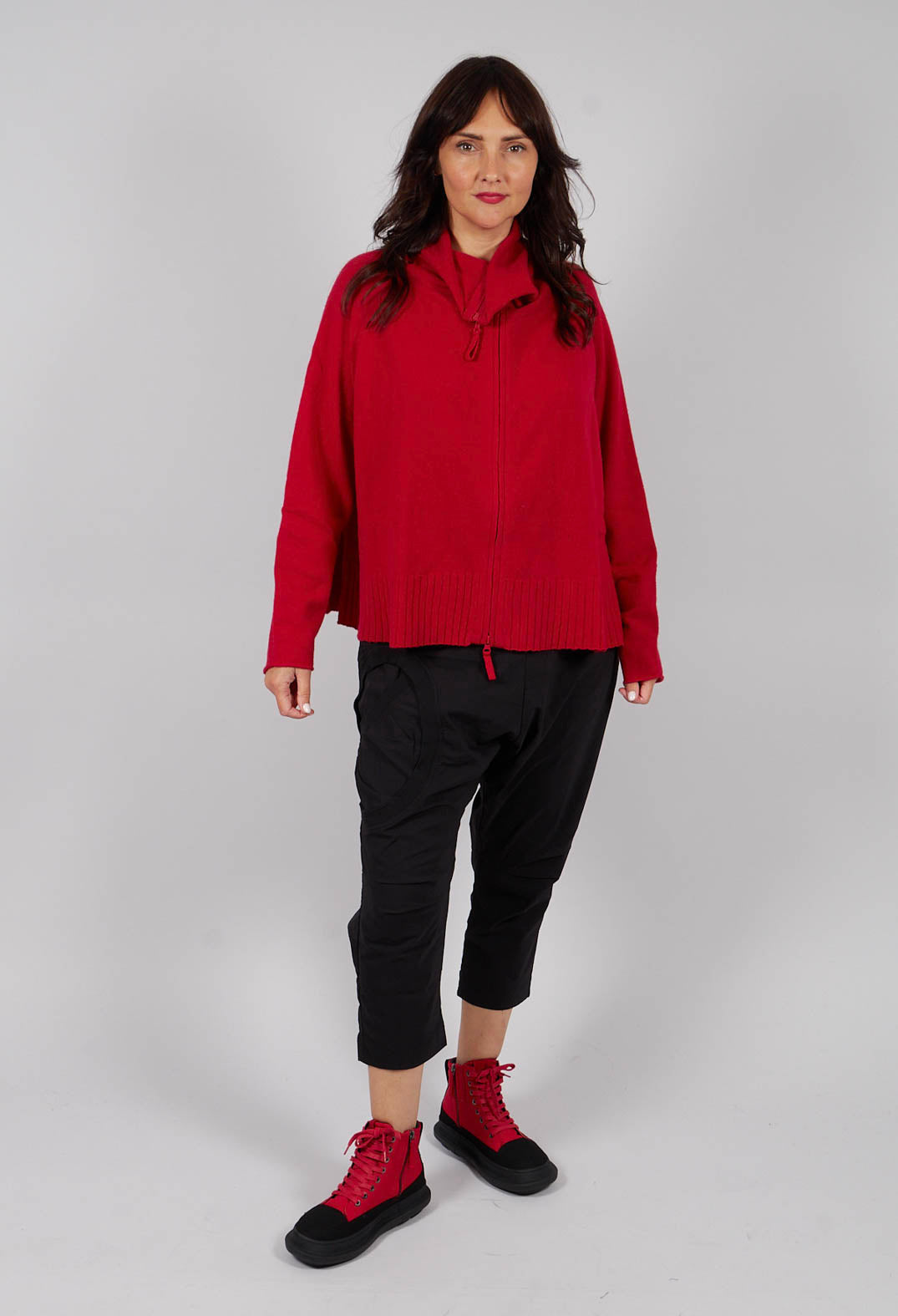 Relaxed Fit Cardigan in Rose - 3457109