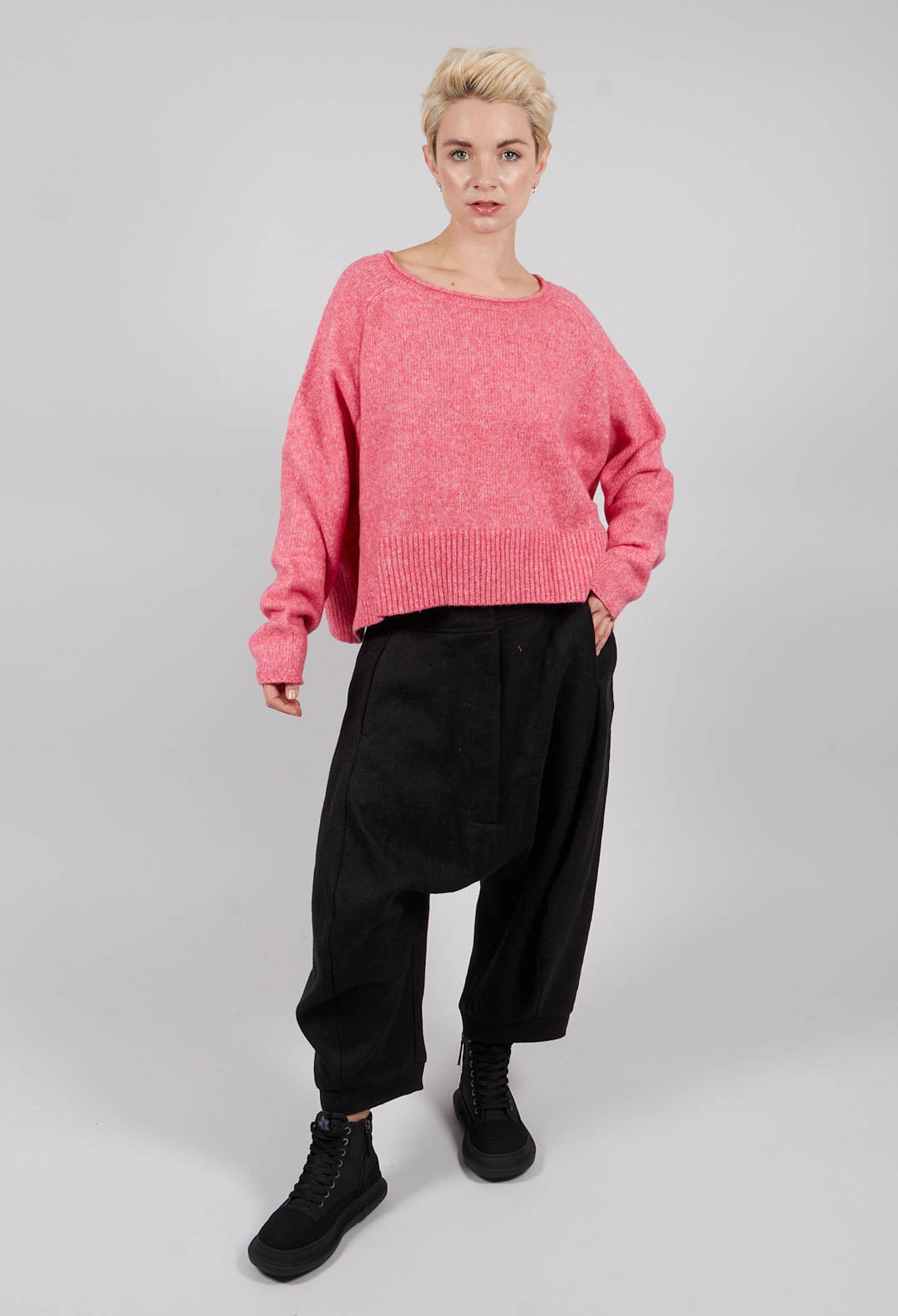Relaxed Knitted Jumper in Lotus - 3480702