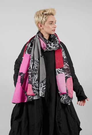 Oversized Lightweight Scarf in Colourful - 3601408