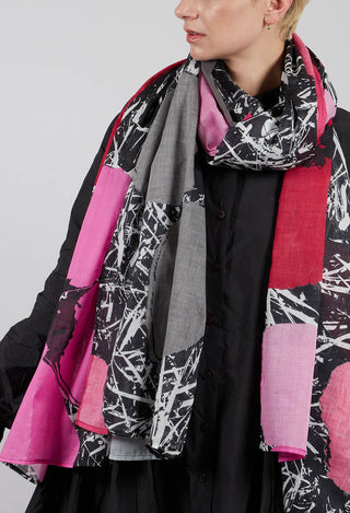 Oversized Lightweight Scarf in Colourful - 3601408