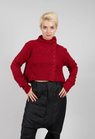 Button Through Cardigan in Rose - 3617103