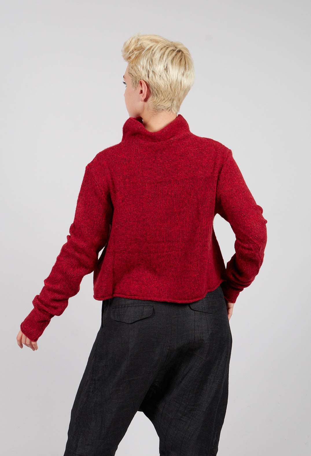 Button Through Cardigan in Rose - 3617103