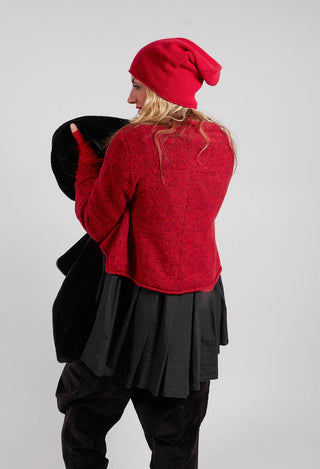 Button Through Cardigan in Rose - 3617103
