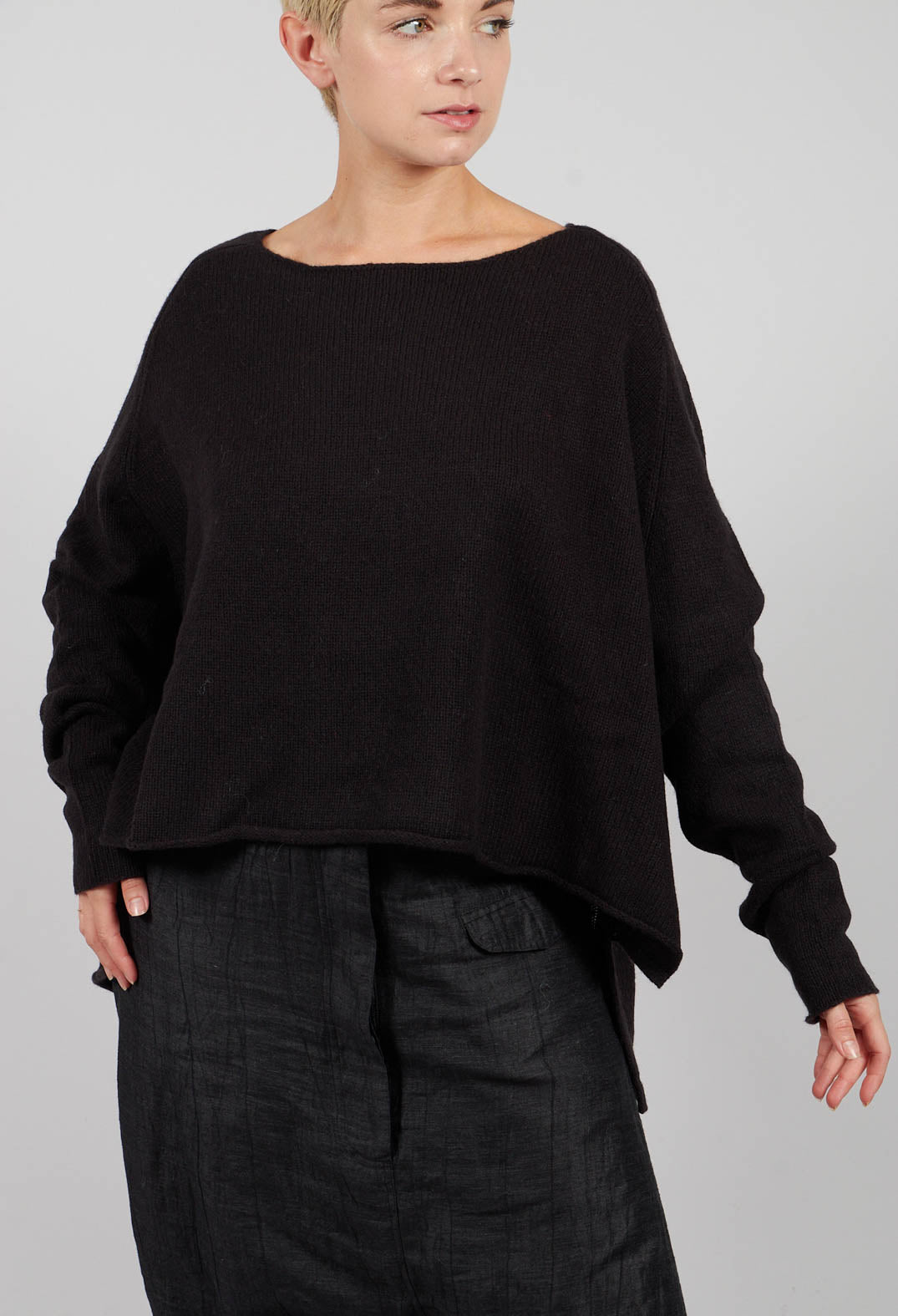 Short Fit Jumper in Black - 3620701