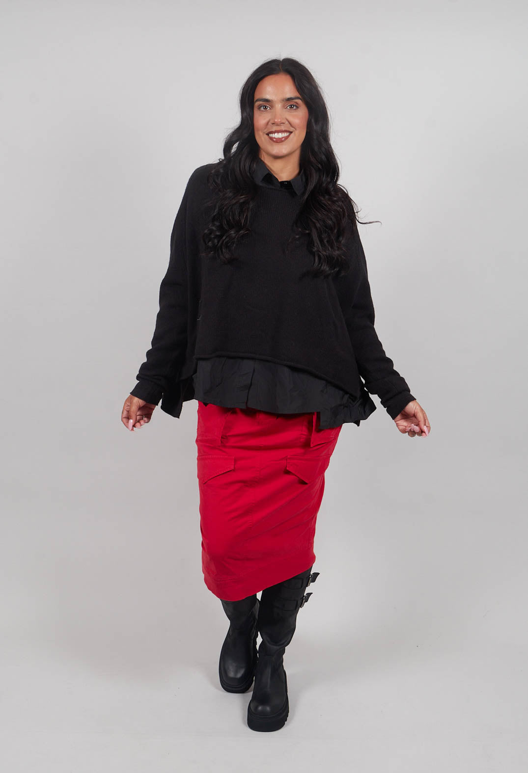 Short Fit Jumper in Black - 3620701