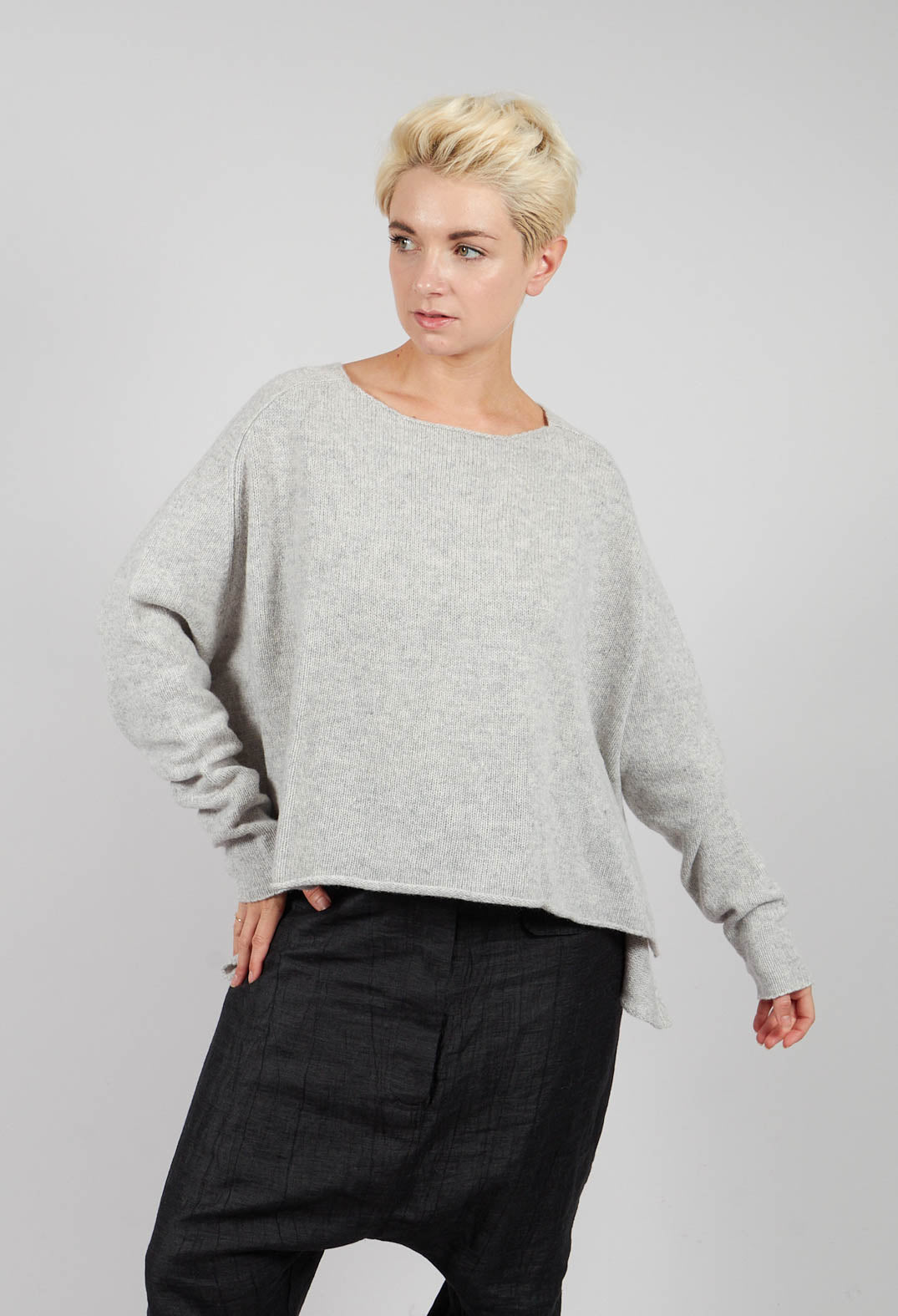 Short Fit Jumper in Light Grey - 3620701