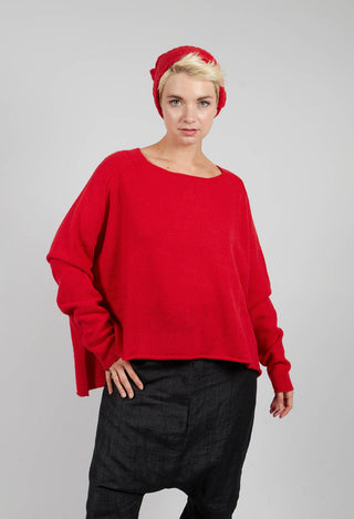 Short Fit Jumper in Rose - 3620701