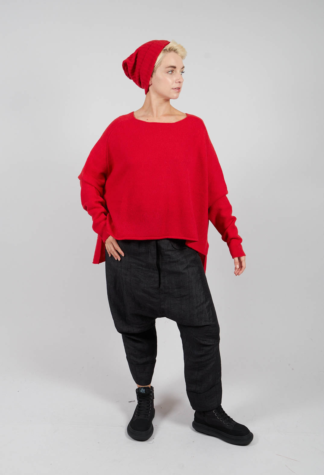 Short Fit Jumper in Rose - 3620701