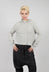 Short Button Through Cardigan in Light Grey - 3627103