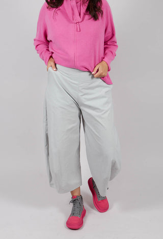 Pull On Balloon Leg Trousers in Light Grey - 3630104