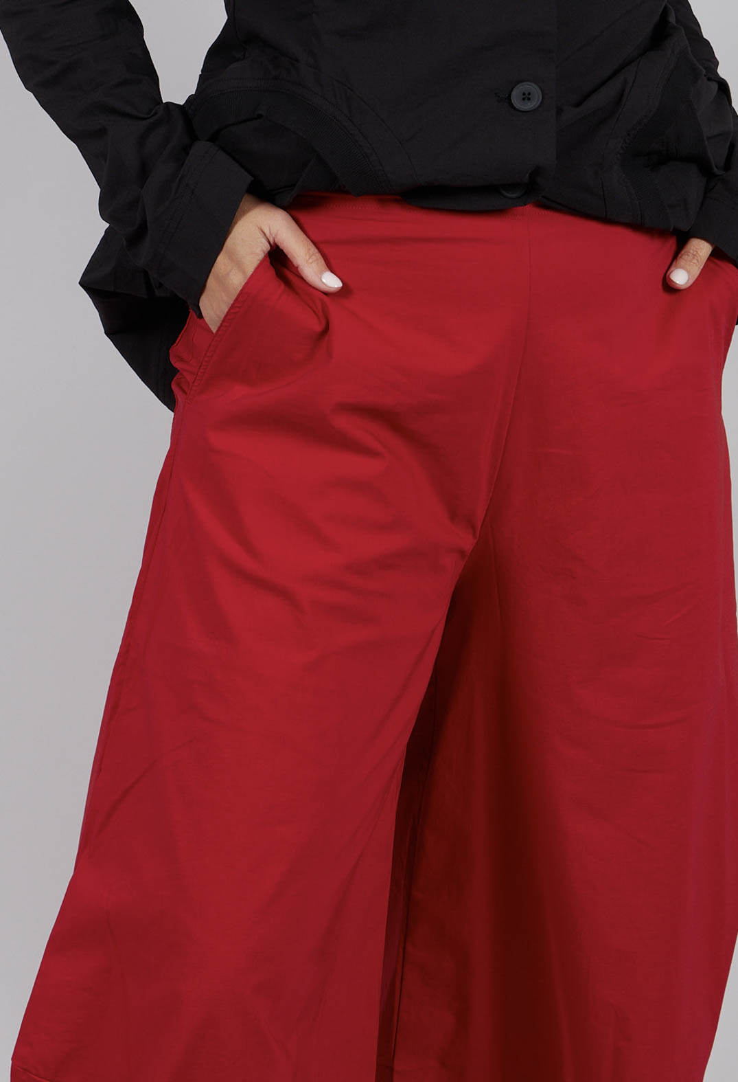 Pull On Balloon Leg Trousers in Rose - 3630104