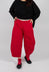 Balloon Leg Trousers with Circular Pocket Detail in Rose - 3630109