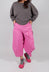 Balloon Leg Trousers with Circular Pocket Detail in Lily - 3630109