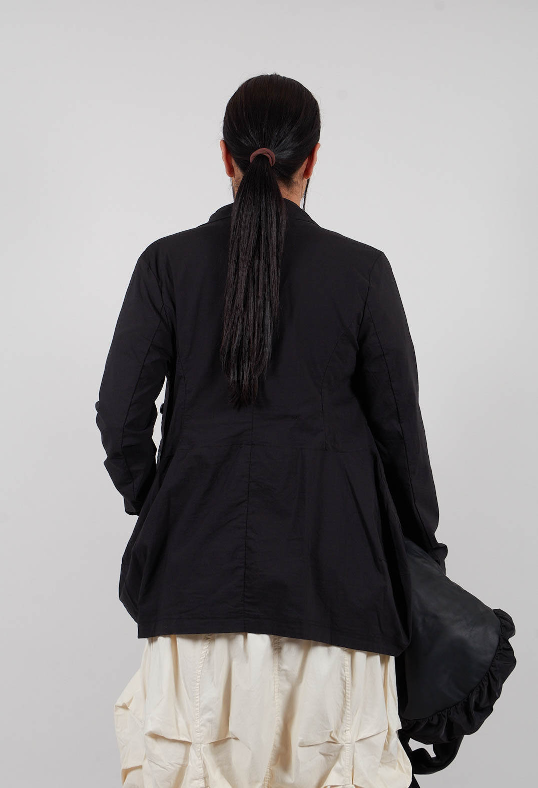Jacket with Circular Pockets in Black - 3631111