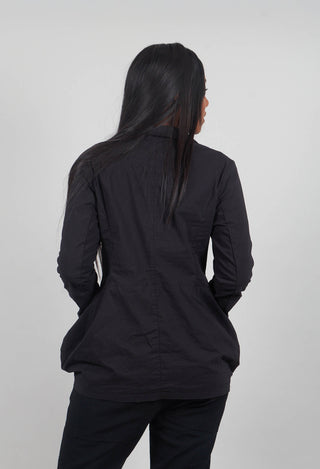 Jacket with Circular Pockets in Black - 3631111