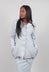 Jacket with Circular Pockets in Light Grey - 3631111