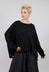 Oversized Jumper in Light Grey with Dark Greyflock - 3720702