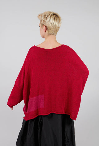 Oversized Jumper in Rose with Lotusflock - 3720702