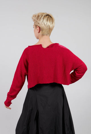 Cropped Jumper in Rose with Lotusflock - 3720705