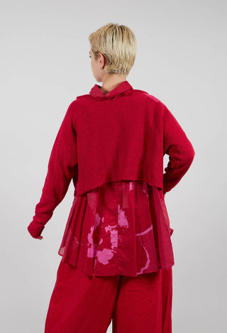 Cropped Jumper in Rose with Lotusflock - 3720705