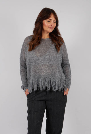 Sparkly Sweater in Medium Grey