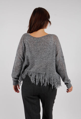 Sparkly Sweater in Medium Grey