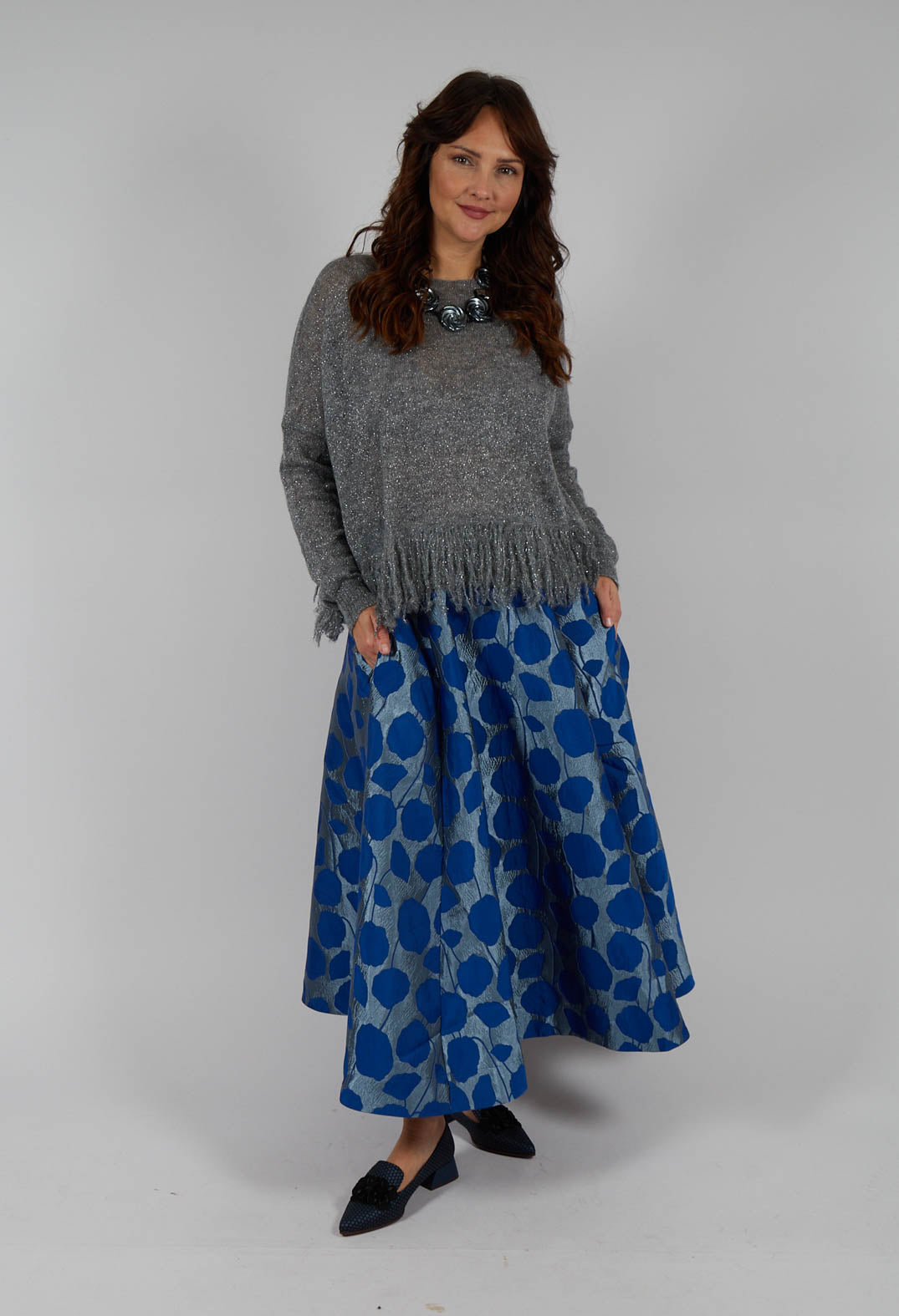 Sparkly Sweater in Medium Grey