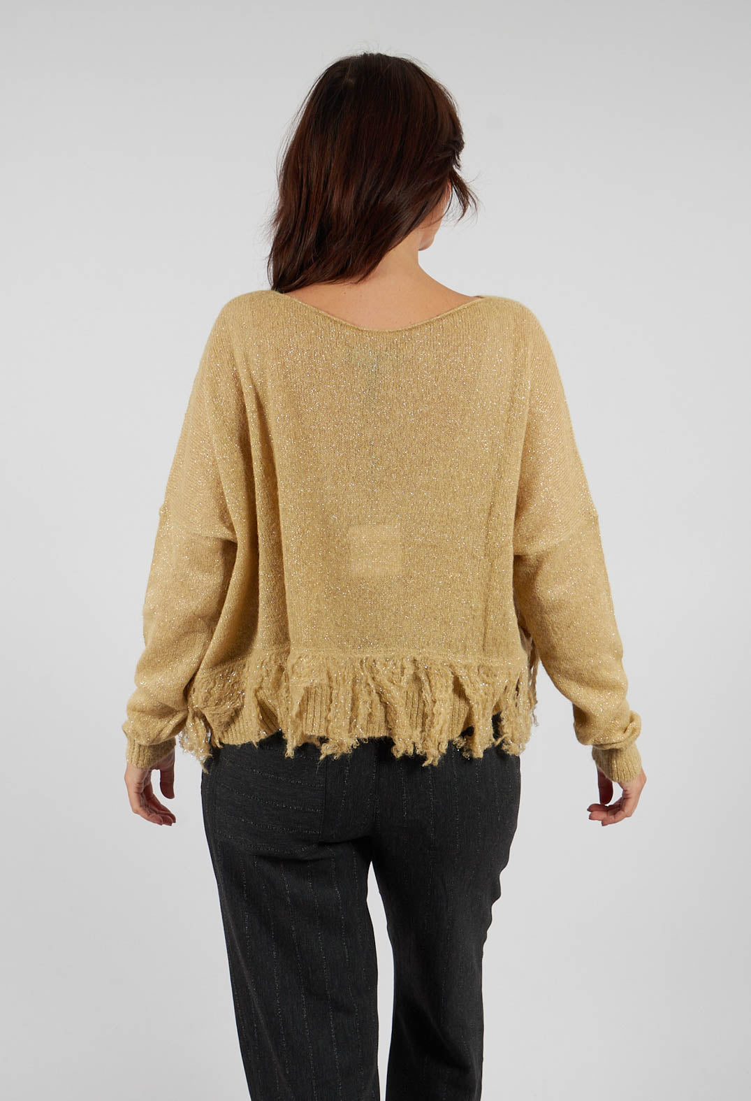 Sparkly Sweater in Golden Yellow