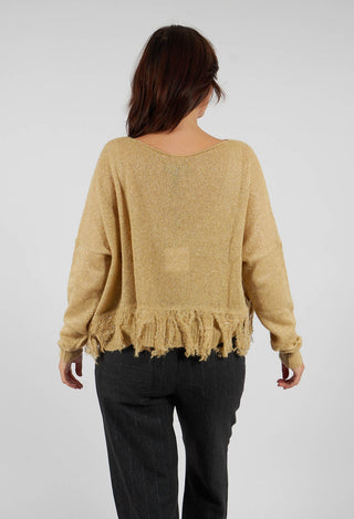 Sparkly Sweater in Golden Yellow