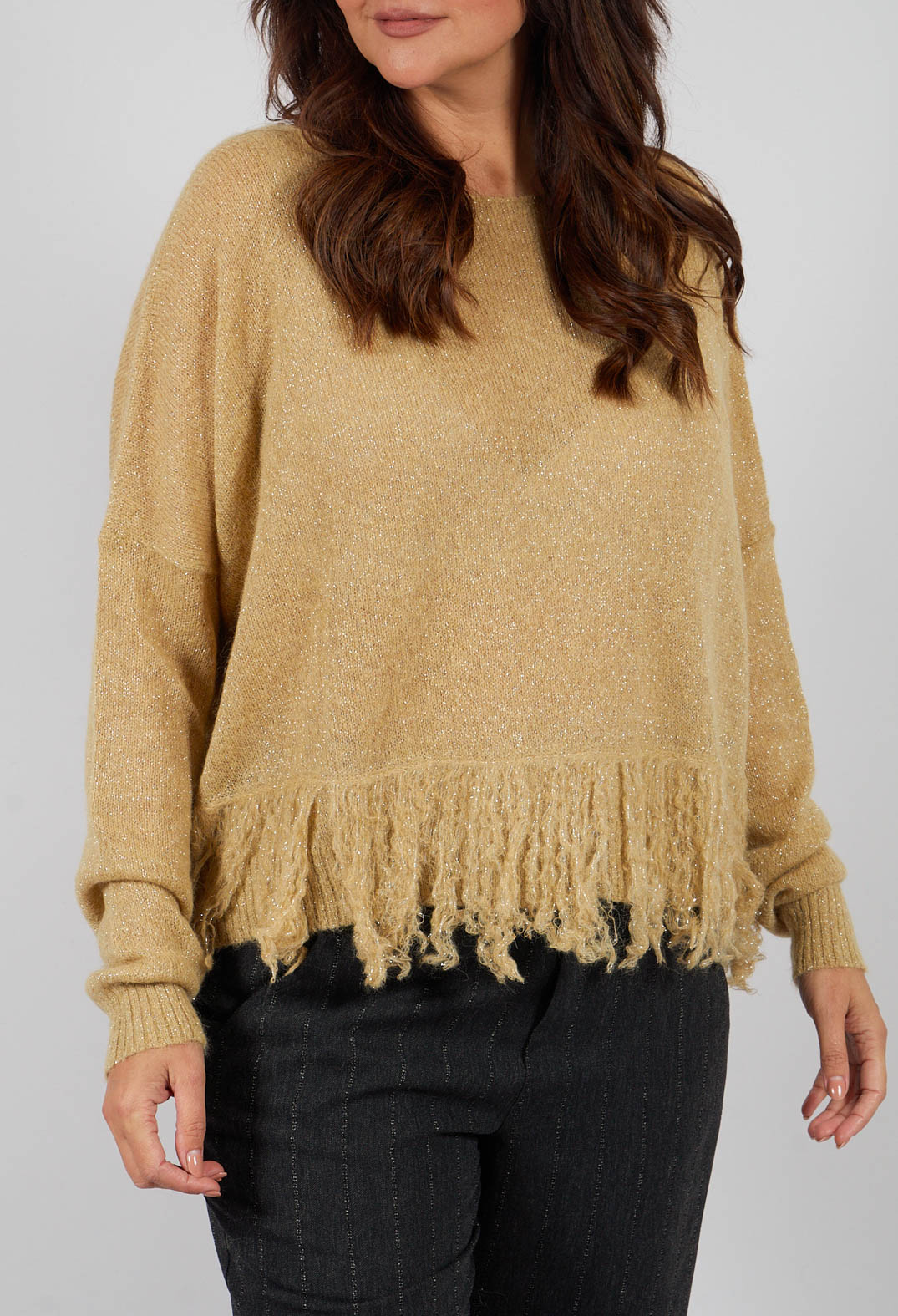 Sparkly Sweater in Golden Yellow