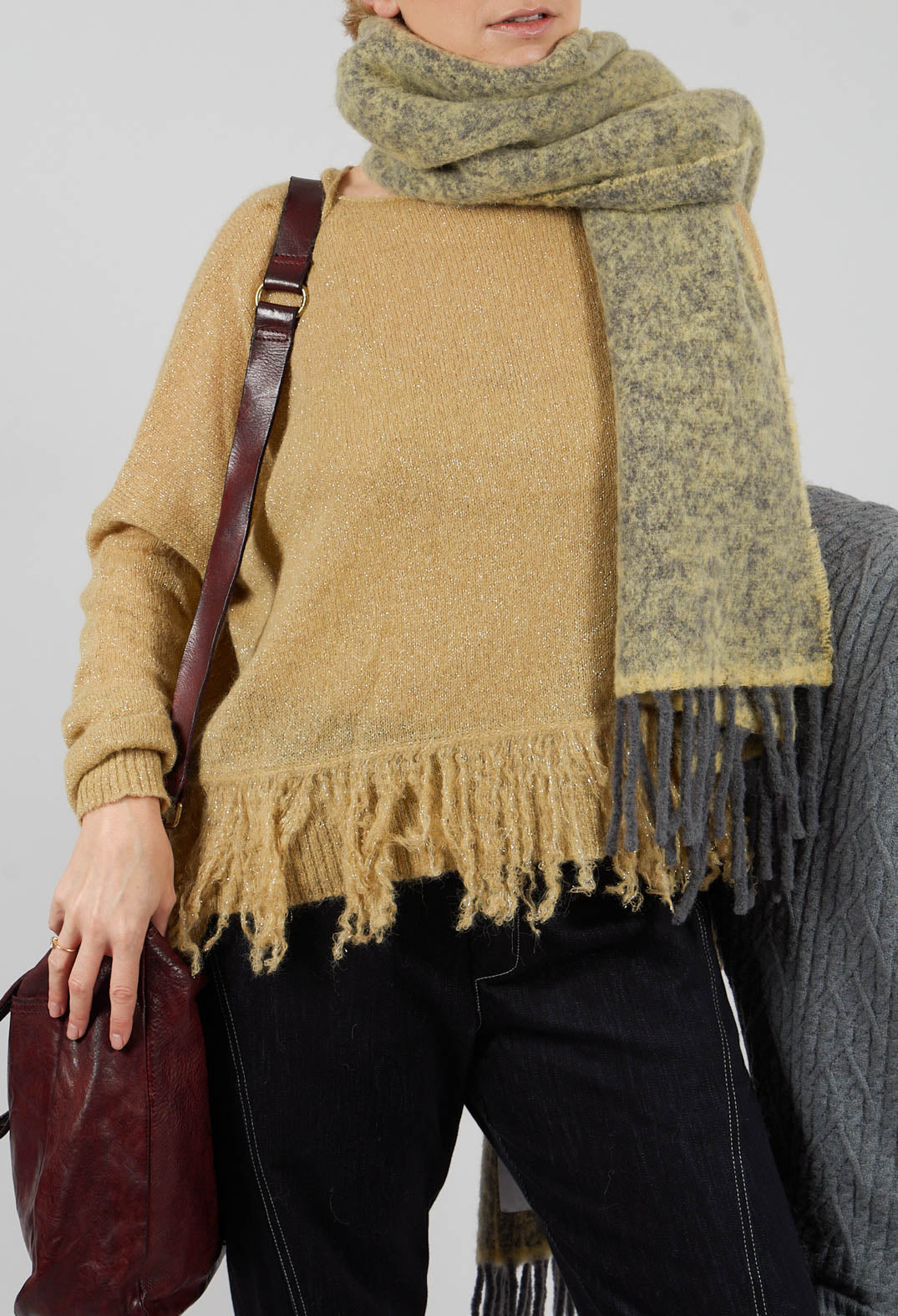 Sparkly Sweater in Golden Yellow